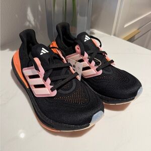 New with Tags - Adidas Ultraboost Light Women’s Sneakers - Black and Pink